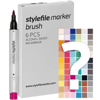 Stylefile 12 Brush Marker Set (Multi 17)